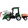 Jokomisiada Large electric TRACTOR battery operated for children trailer bucket PA0320