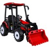 Jokomisiada Large electric TRACTOR battery operated for children trailer bucket PA0320