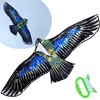 Jokomisiada Large Light Kite BIRD Eagle - Realistic predatory hunting bird ZA5572