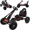 Jokomisiada Large pedal go-kart with adjustable seat and inflatable wheels SP0839