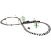 Jokomisiada Large Retro Train Locomotive Remote Control Train Light Steam Sound RC0700