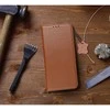 OEM atverčiamas dėklas iPhone 16 PRO Smart Pro Book odinis rudos spalvos