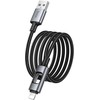 LED laidas USB A į Lightning Hoco 2,4A 1,2 m U144 juodas