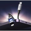 LED Cable USB C to Lightning Hoco PD 27W 1,2 m U144 juodas