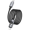 LED Cable USB C to Lightning Hoco PD 27W 1,2 m U144 juodas