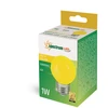 LED lempa, Spectrum, P45, 1W, E27, geltonos spalvos