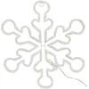 LED Snowflake Decoration. AX3300210. D32 cm. baltas