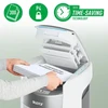 Leitz 80420000 IQ Optimax AutoFeed 300 paper shredder, P4, 300 sheets, 25-litre waste bin