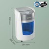 Leitz IQ OptiMax Small Office 350 Micro Cut popieriaus smulkintuvas Security P5 22L - Baltas