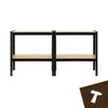 Bigstren Lentyna sandėlis - juoda 150x75x30 Bigstreen
