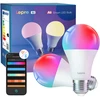 LEPRO B2-2 E27 Wi-Fi LED Bulb, 1100 lm, 2-pack