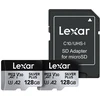 Atminties kortelė Lexar Micro SDXC Professional Sidabrinis Plus UHS-I/U3/A2/4K R205/W150 (V30) 128GB – 2 vnt. pakuotėje