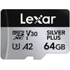 Atminties kortelė Set of 2 Lexar High-Performance Sidabrinis Plus Micro SDXC 2x64GB memory cards + adapter