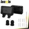 Double external socket 17x11x10cm Izoxis