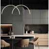 Viokef 39W LED pakabinamas šviestuvas MEGAN, aukso sp., 3000K, 4303100