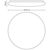 Lubinis šviestuvas Šviestuvas plafonas Philips Izso, 40 W, LED, 2700 - 6500 °K