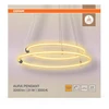 Osram 21W LED pakabinamas šviestuvas AURA, tamsiai pilkas, 3000K, dimeriuojamas