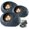Šviestuvas Ludeco INGOR PL2003, 1.5W, LED, IP44, pilkas