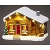 Lumineo Decoration "House" with LED lighting. 489352. 12.5 cm. 12 cm