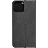 OEM atverčiamas dėklas iPhone 15 Luna Book Carbon juodas