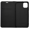 OEM atverčiamas dėklas iPhone 16 Luna Book Carbon juodas