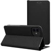 Dėklas Oem Flip case for iPhone 17 AIR Luna Book Carbon juodas