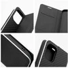 OEM atverčiamas dėklas iPhone 17 AIR Luna Book Carbon juodas