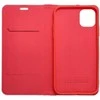OEM atverčiamas dėklas iPhone 17 / 18 Luna Book anglies raudonumo spalvos
