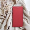 Dėklas Oem Flip case for iPhone 16 Luna Book Carbon red