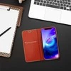 OEM atverčiamas dėklas, skirtas iPhone 17 PRO MAX / 18 PRO MAX, „Luna Book“, aukso spalvos, raudonas