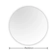 Homede M_M LUNA MIRROR WITH LED LIGHT 60 CM