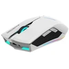 Machenike M721 Belaidė pelė žaidimams 10000 DPI with RGB pašvietimas - Baltas