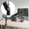 Laikiklis Maclean 3 monitorius mount, gas spring, 17"-27", 2-8kg, juodas, MC-137