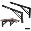 Maclean Folding Wall Shelf Bracket, min. 300 mm, max. 600 mm, max. 50 kg, 2 pieces, MC-195