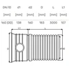 Magnaplast Culvert pipe with gasket Ø 160 mm. SN8. 3.0 m