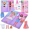 Jokomisiada Magnetic puzzle Dress up your doll in unique styles ZA5198