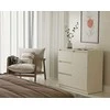 Top E Shop CHEST OF DRAWERS 1 DOOR 3 DRAWERS COLOUR CASHMERE