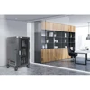 Manhattan Nešiojamas kompiuteris Charging Cart/Trolley via AC Adapteris (EU) 30-bay, Install device's AC Adapteris (power cables) into unit, Suitable for ALL laptops (to 16"), iPads, MacBooks, Chromebooks, other portable devices, Bays 380x30x280mm, Cabinet, Lockable