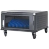 Manhattan Nešiojamas kompiuteris Charging Cabinet Desktop via AC Adapteris (EU) 20-bay, Install device's AC Adapteris (power cables) into unit, Suitable for ALL laptops (to 16"), iPads, MacBooks, Chromebooks, other portable devices, Bays 380x30x280mm, Cart, Lockable