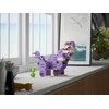 Marioinex Diplodocus ir T-Rex Mini vaflinės kaladėlės 148vnt + figūrėlė ZA5501