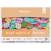 „Marioinex“ mini vafliniai kaladėlės, 400 pastelinių spalvų