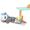 MARIOINEX Mini Waffle City statybiniai kaladėlės degalinė, 148 detalės