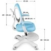 Mark Adler Junior 4.6 Mėlyna swivel chair