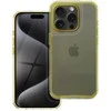 OEM dėklas, skirtas iPhone 17 Pro Max / 18 Pro Max (žemas kameros kraštas), Matrix Clear Geltona