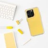 OEM dėklas, skirtas „iPhone 16 Matrix“, geltonas