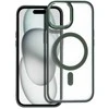 MATTE MAG COVER dėklas, suderinamas su MagSafe, skirtas IPHONE 15 žalias