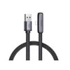 Mcdodo CA-2791 USB ir žaibo kampo kabelis, 1.8 m (juodas)