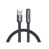Mcdodo CA-2791 USB ir žaibo kampo kabelis, 1.8 m (juodas)