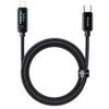 Mcdodo CA-8810 USB-C prie Lightning laidas, 36 W, 1.2 m (juodas)