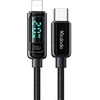 Mcdodo CA-8810 USB-C prie Lightning laidas, 36 W, 1.2 m (juodas)